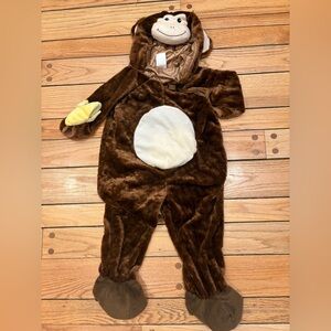 Target Brown Monkey Kids Costume 2T-3T Halloween